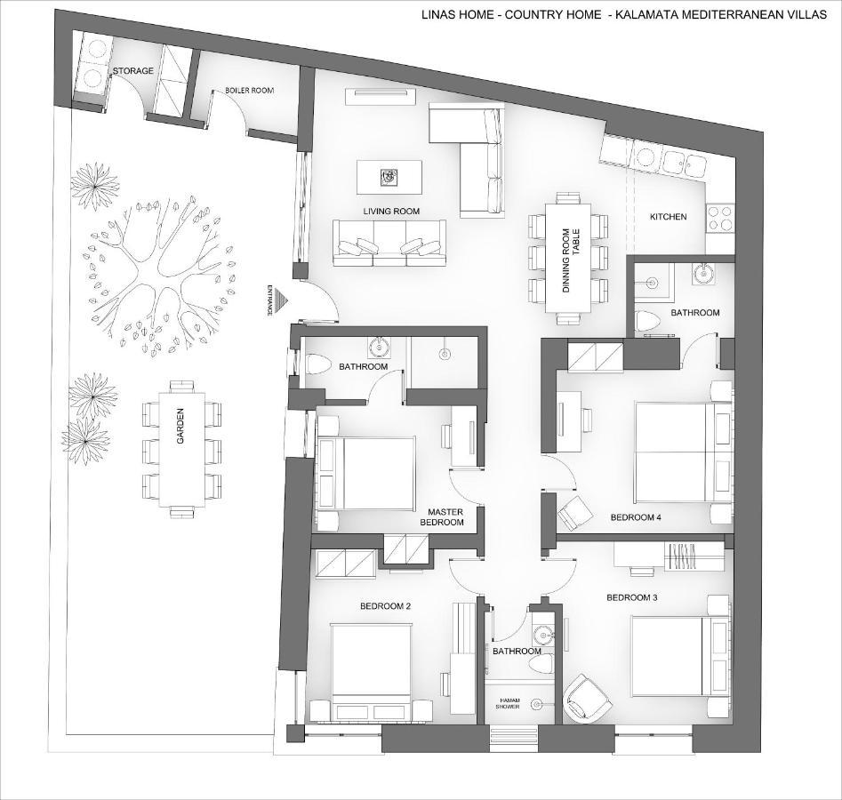 Linas Home - Kalamata Mediterranean Villas Екстер'єр фото